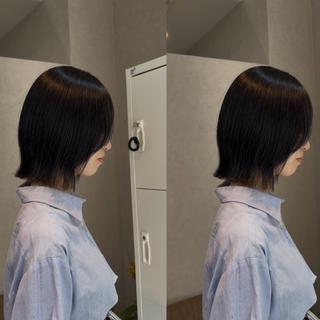 ミディアム カラー モデル様募集中🍒 りおのヘアスタイル