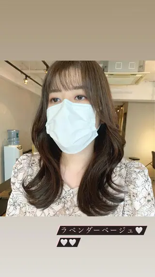 ロング カラー 透明感カラー✂︎ /縮毛矯正/YUKAのヘアスタイル