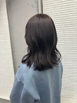 ミディアム カラー きよはらちさき🍑 柔らかカラー🌱🫧のヘアスタイル