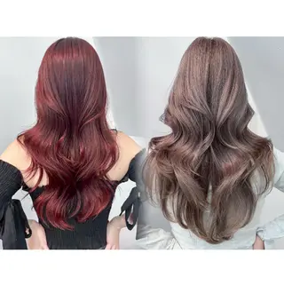 カラー セミロング ITbyALBUM 中野店のヘアスタイル