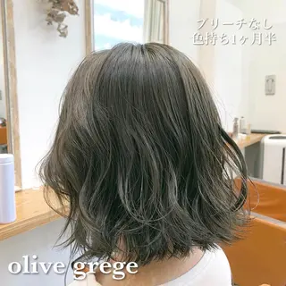 ミディアム カラー navile原宿 yumaのヘアスタイル