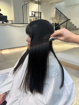 ロング 韓国ヘアメンズ・レデ ィース特化ミクのヘアスタイル