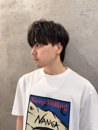 メンズ 溜一太/似合わせ/ レイヤーカットのヘアスタイル