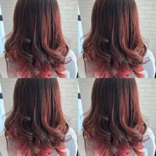 セミロング カラー 浅川 実行のヘアスタイル