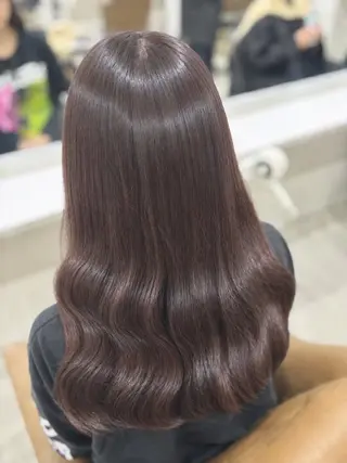 ロング カラー 小川 翠のヘアスタイル