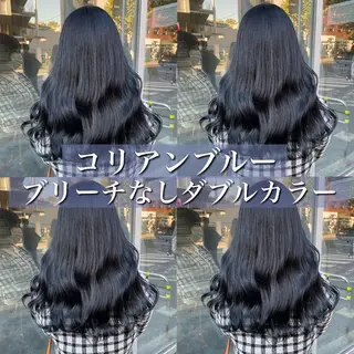 ロング カラー パーマ ヘアアレンジ メンズ キッズ ネイル マツエク・マツパ 🦋韓国風カラー🦋 こうせい原宿のヘアスタイル
