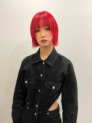ショート カラー ヘアセット🎀パーマ Tsubasaのヘアスタイル