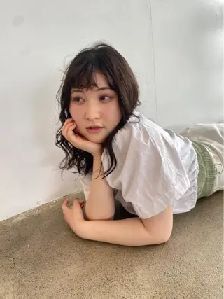 ミディアム yuu/髪質改善 カラー🌛のヘアスタイル