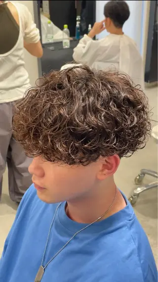 パーマ メンズ fifth 武正 琉生のヘアスタイル