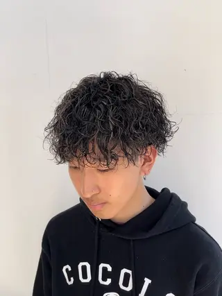 ミディアム TIDEHAIR JUNYAのヘアスタイル