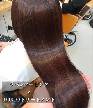 ロング カラー navile momoのヘアスタイル