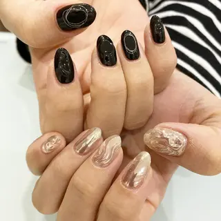 ネイル 板垣 綾乃のネイルデザイン