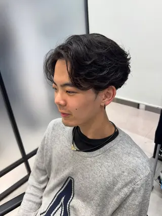 ショート パーマ ヘアアレンジ メンズ 🔥メンズ特化🔥 木村 祐太のヘアスタイル