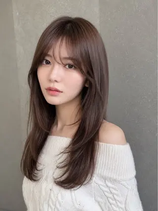 ロング 🦋韓国風レイヤー/ 艶髪矯正🦋凛太郎のヘアスタイル