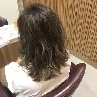 ミディアム 城領 直輝のヘアスタイル