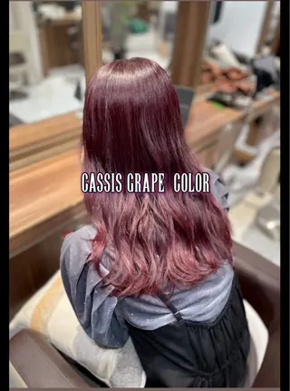 ロング カラー リノ🖤艶髪 カラー🖤🇰🇷のヘアスタイル