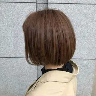 ショート カラー 透明感カラー& メンズアイブロウ専門のヘアスタイル