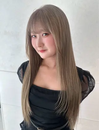 ロング 明日空きあり🩷 layer🎀透明感のヘアスタイル