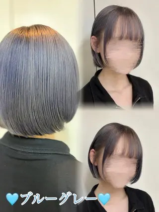 ショート カラー 🎀asumi🍓艶 髪🍓ハイトーン🎀のヘアスタイル