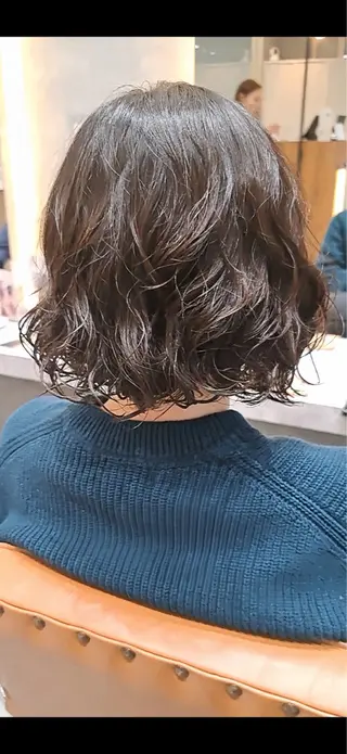 ミディアム パーマ 関口 知佳のヘアスタイル