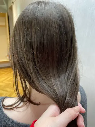 ロング カラー パーマ 髪質改善/縮毛矯正/ 透明感🩵NANAのヘアスタイル