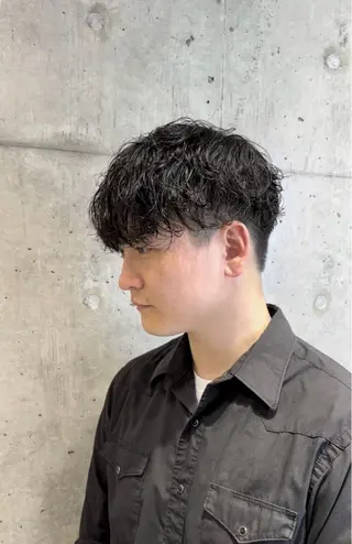 ショート パーマ 遠藤惟斗/渋谷/ 透明感カラーのヘアスタイル