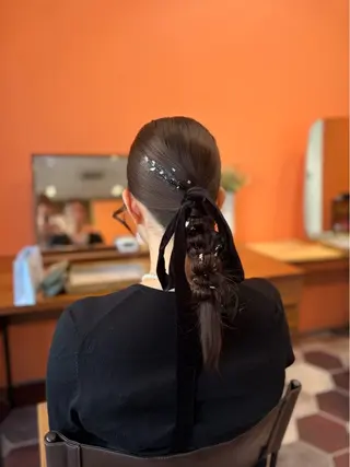 ロング 上島 未緒のヘアスタイル