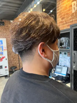 ショート カラー パーマ ヘアアレンジ メンズ キッズ ネイル マツエク・マツパ アイブロウ 久木原 ゆりのヘアスタイル