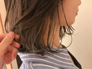 ミディアム カラー 清水 ちひろ ✄トップスタイリストのヘアスタイル