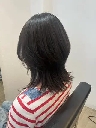 ミディアム Emma ecole /栄/RIOのヘアスタイル