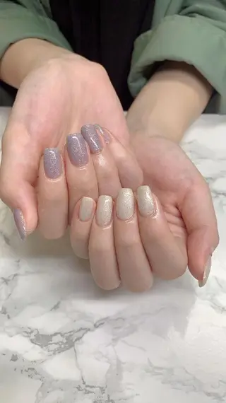 ネイル ネイル💕& まつ毛パーマのネイルデザイン