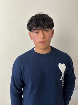 ショート パーマ メンズ men's/perm colorDaijuのヘアスタイル