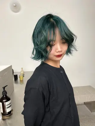 ミディアム coco/原宿 ボブカットのヘアスタイル