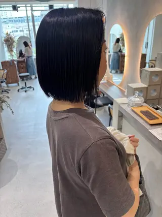 ミディアム 大久保 愛のヘアスタイル