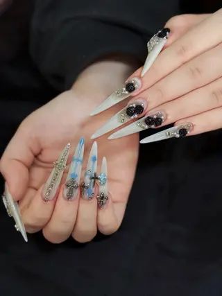 セミロング Bibi nail Osakaのネイルデザイン