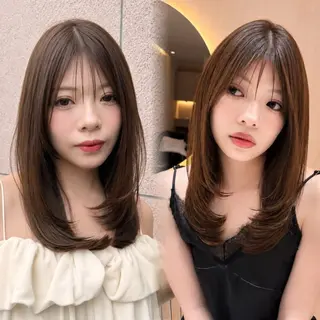 ロング カラー レイヤー/髪質改善 Lond ambreのヘアスタイル