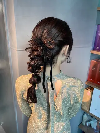 ヘアアレンジ Azu🩰/アレンジ /透明感カラー🎀/のヘアスタイル