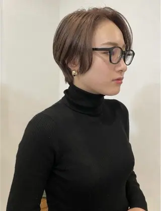 ショート カラー yutaka/透明感 カラー/髪質改善🤎のヘアスタイル