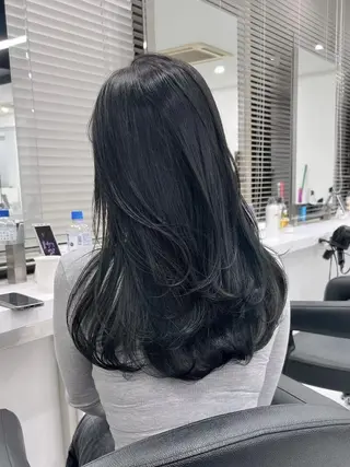 カラー ロング 透明感♡やわらかブラ ウンヘア♡銀座美容室のヘアスタイル