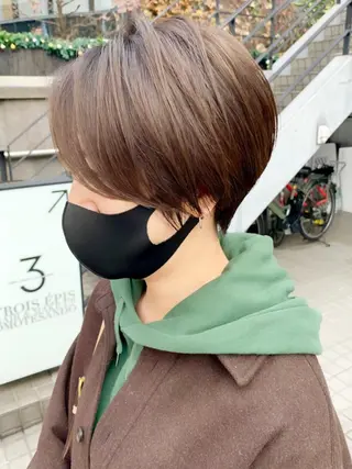 ショート カラー 大人女性ショート専門 tomodaのヘアスタイル