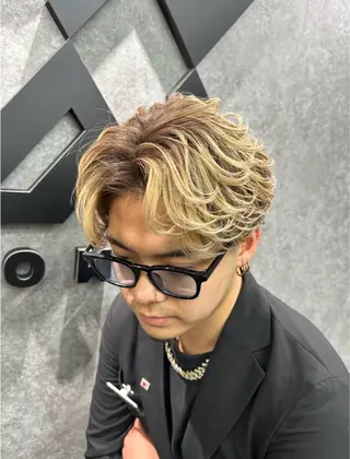 メンズ メンズ特化【韓国系】 RIOのヘアスタイル