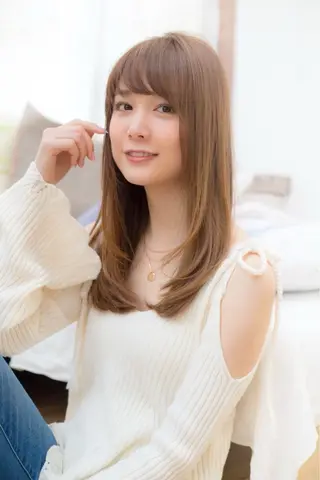 ロング 韓国レイヤー✂︎ yuka♥️のヘアスタイル