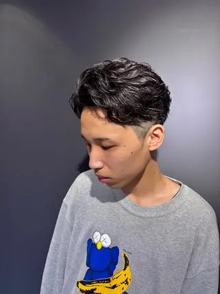 ショート パーマ メンズ 2ndHOUSE 松本晃佳のヘアスタイル