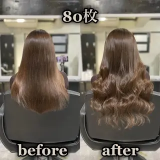 ロング Yu シールエクステのヘアスタイル