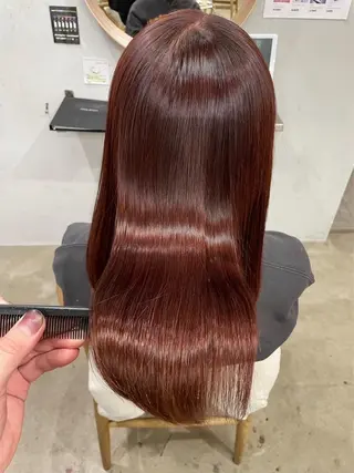 ロング 河村 優花のヘアスタイル