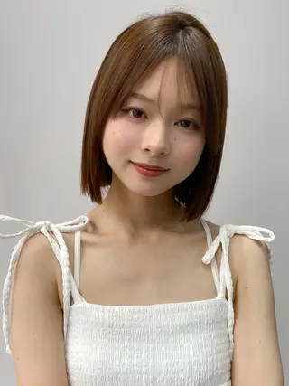ミディアム カラー レイヤー×髪質改善✨ 渋谷/佐藤侑哉のヘアスタイル