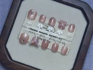 ネイル H3 Nail Tsuki🦋💙のネイルデザイン