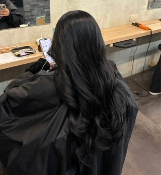 カラー 田中 望有のヘアスタイル