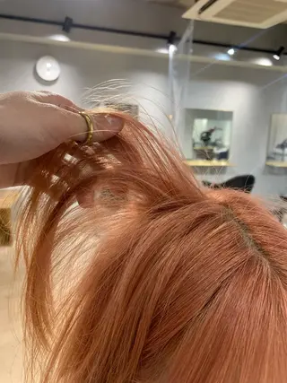 ミディアム カラー パーマ ボブパーマコテ巻き風 パーマNo1深江秀平のヘアスタイル