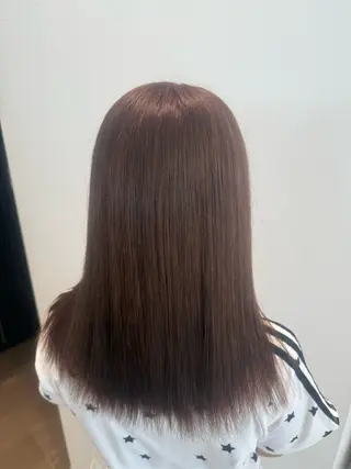 ミディアム 指 碧波 カラーモデル募集🎀のヘアスタイル
